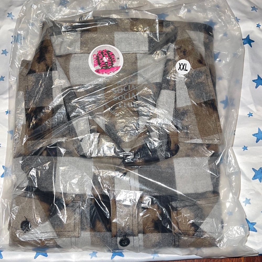 Anti Social Social Club Flannel Long Sleeve Shirt